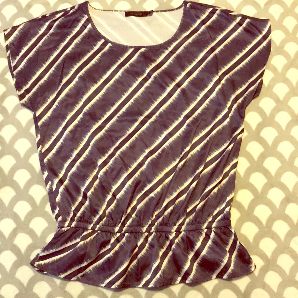 The Limited dark purple top M